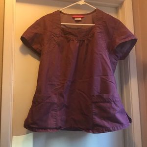 Purple scrub top size medium